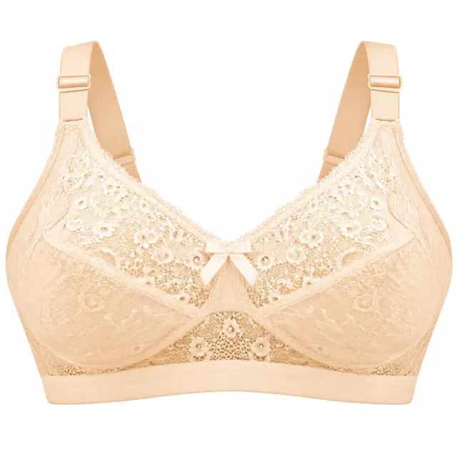 Like-Me Chicken Embroidery Cotton Bra