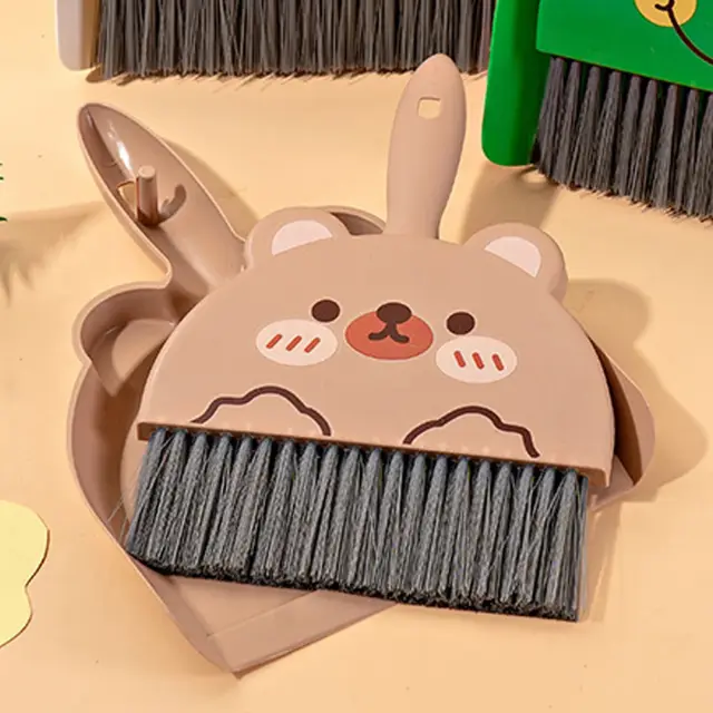 Mini Dustpan and Brush Set, Mini Broom Cleaning Brush with Dustpan, Dust Clean Brush