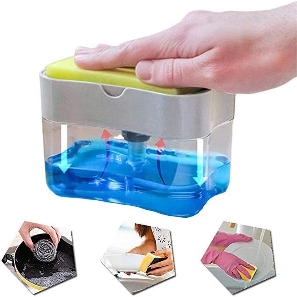 Liquid Soap Dispenser / Soap Pump & Sponge Caddy 5