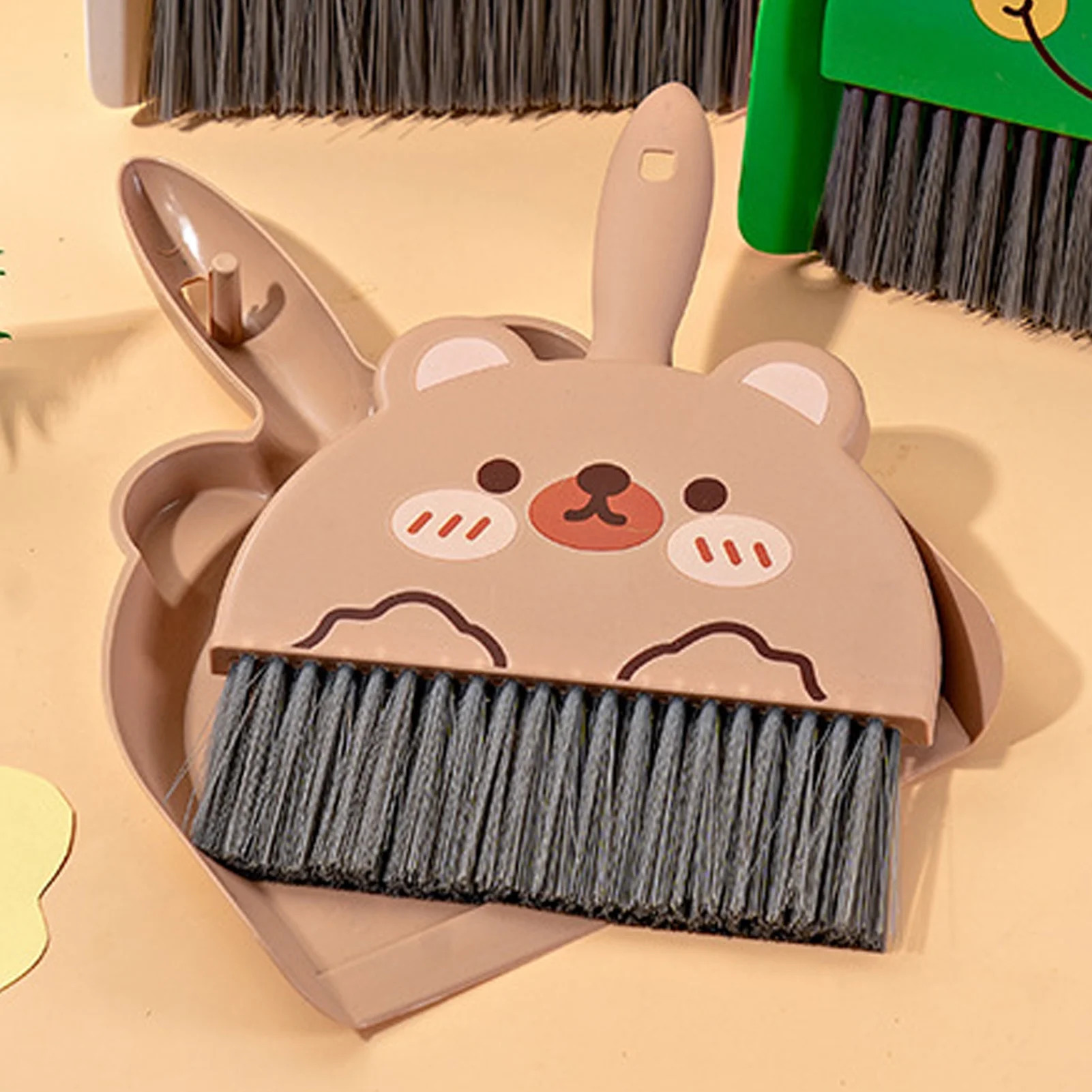 Mini Dustpan and Brush Set, Mini Broom Cleaning Brush with Dustpan, Dust Clean Brush 2
