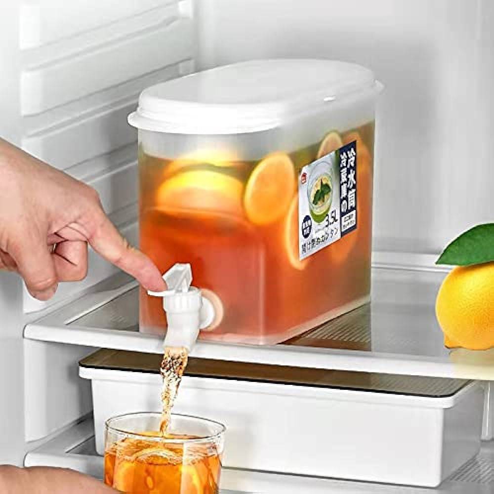 Juice Jar 3.5L, Juice Container Dispenser with Tap 7