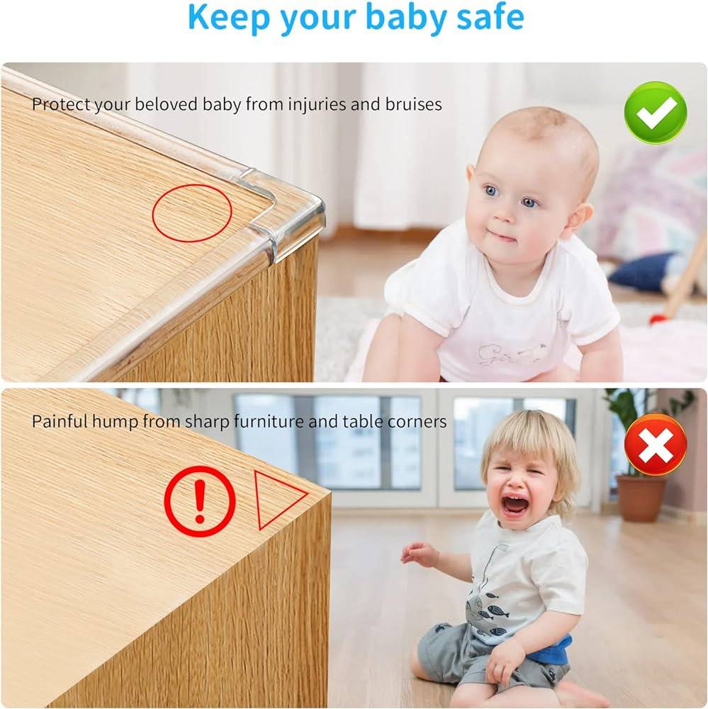 Baby Safety Table Corner Protector 4Pcs Set 5