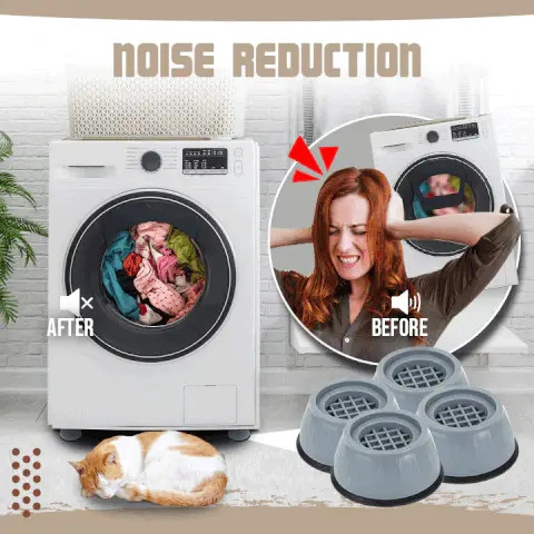 4Pcs Washing Machine Anti Shock Pad, Anti Vibration Pads for Washing Machine-৪ পিসি ওয়াশিং মেশিন অ্যান্টি শক প্যাড, ওয়াশিং মেশিনের জন্য অ্যান্টি ভাইব্রেশন প্যাড 2