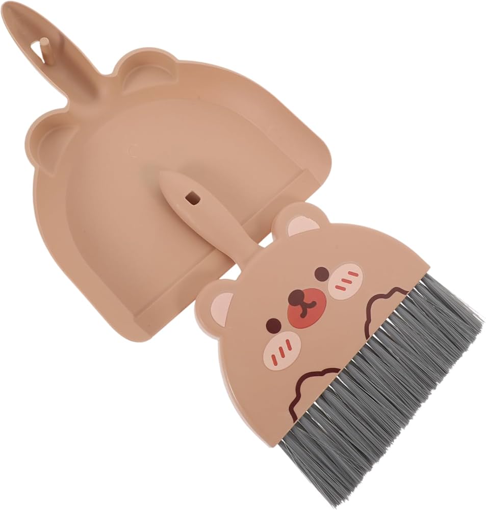Mini Dustpan and Brush Set, Mini Broom Cleaning Brush with Dustpan, Dust Clean Brush 3