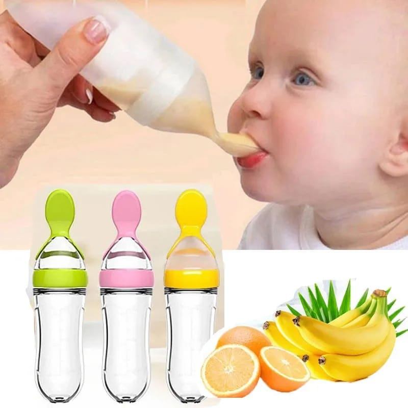 Silicone spoon feeder for baby 1pcs. 5
