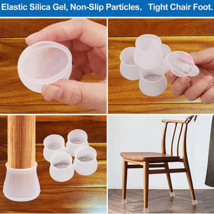Round(রাউন্ড ) Caps Silicone Chair Leg 4Pcs/set-সিলিকন চেয়ার লেগ রাউন্ড ক্যাপস ৪ পিস/সেট 7