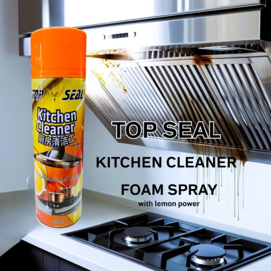 Kitchen Cleaner Foam Spray, Top Seal Kitchen Cleaner Foam Spray-রান্নাঘর ক্লিনার ফোম স্প্রে, টপ সিল রান্নাঘর ক্লিনার ফোম স্প্রে 1