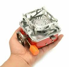 Portable Card Type Campaign Butane Gas Stove Burner With Steel Pipe And Regulator 1
