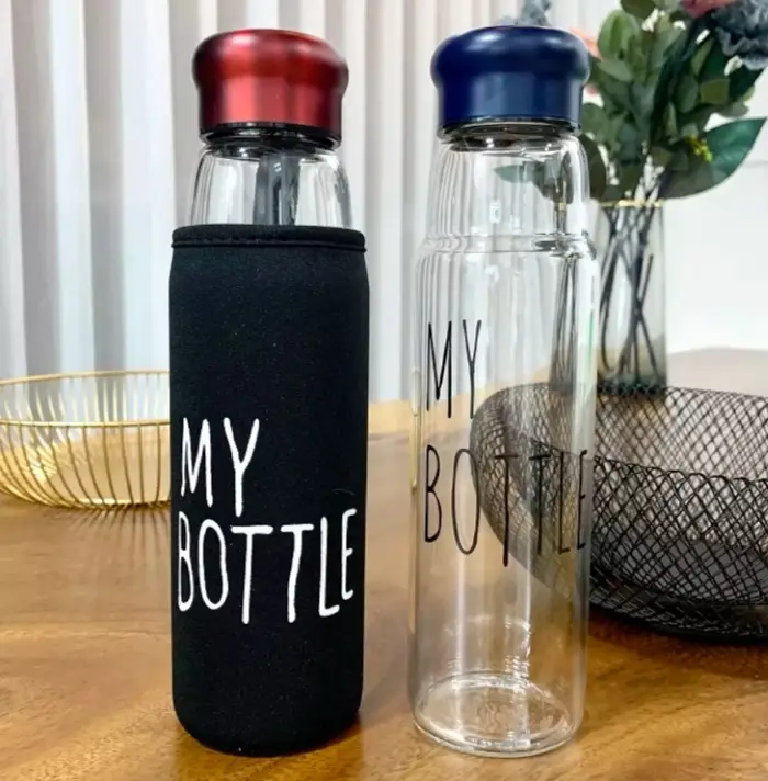 500 ml My bottle Glass water bottle -Glass Water Bottle 5