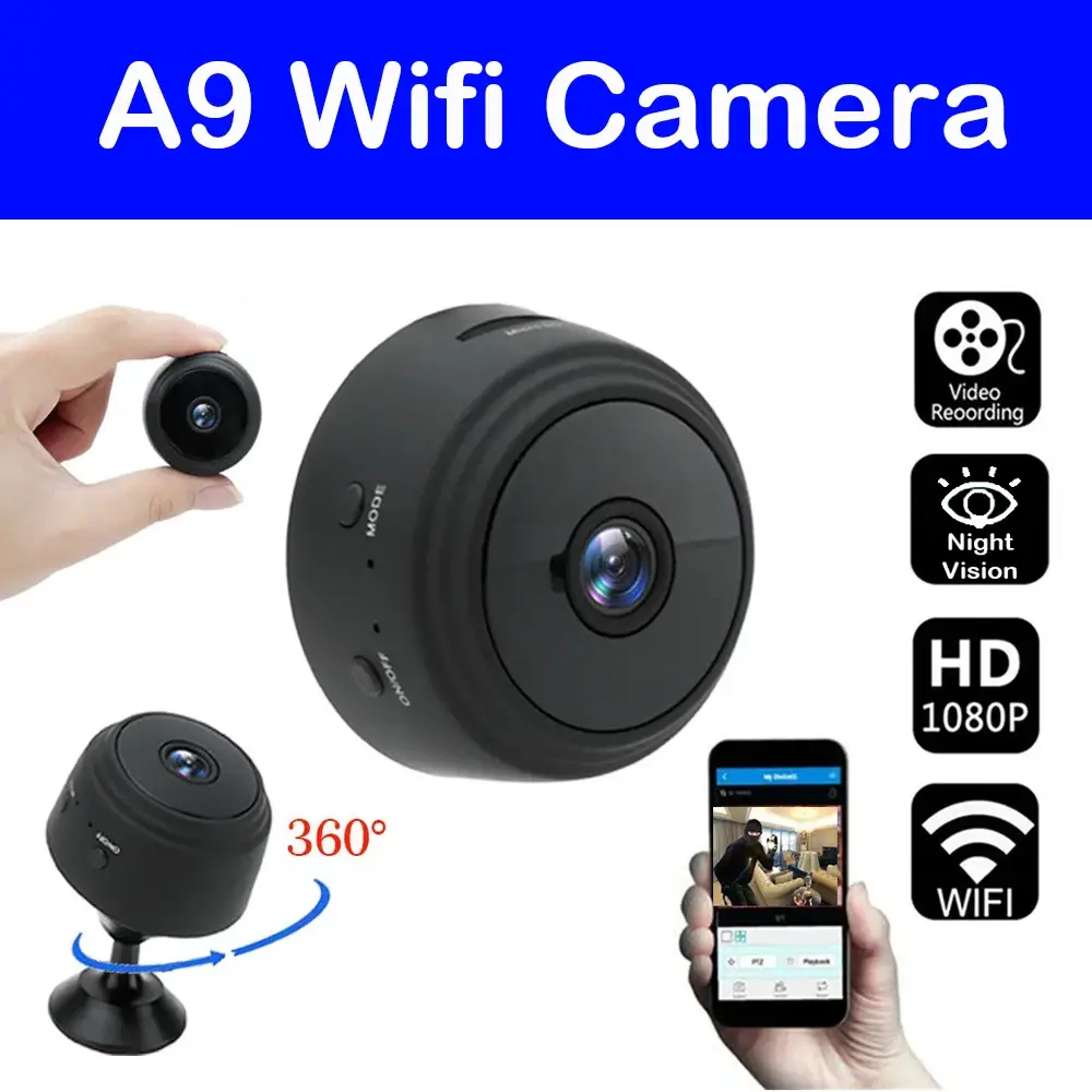 A9 Mini WiFi Camera 1080P Full HD Night Vision Wireless IP Camera 6