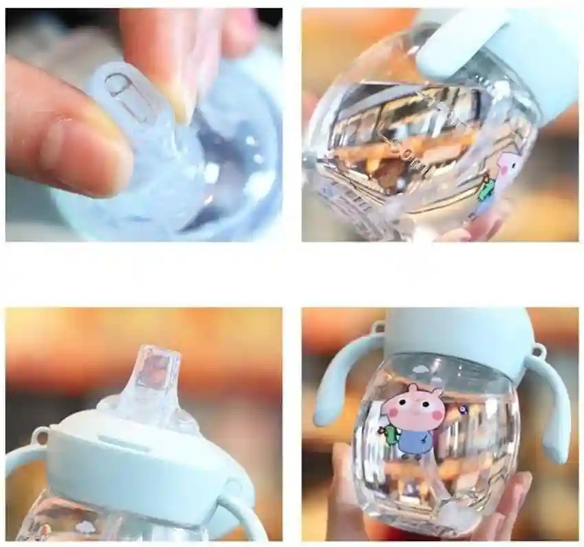 Sipper Water Bottle, Baby Water Bottle, Kids Water Bottle Double Handle, Mum Pot 2