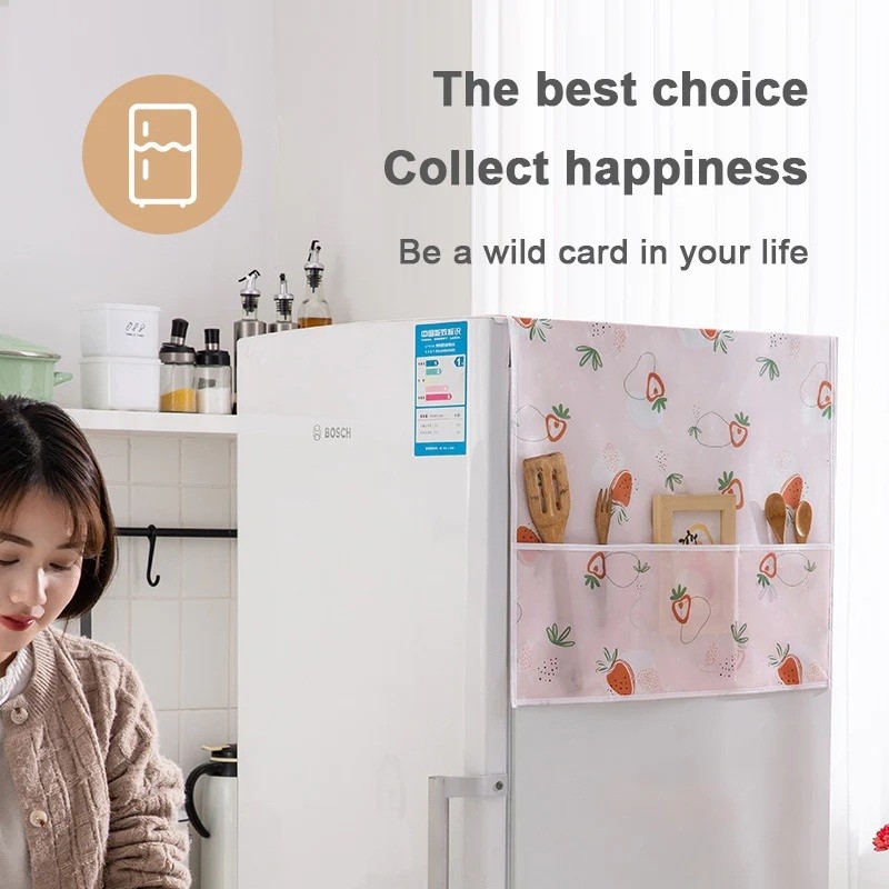 Freeze cover 130cm, Refrigerator Dust Proof Cover, Fridge Top Cloth 7