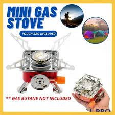 Portable Card Type Campaign Butane Gas Stove Burner With Steel Pipe And Regulator 7