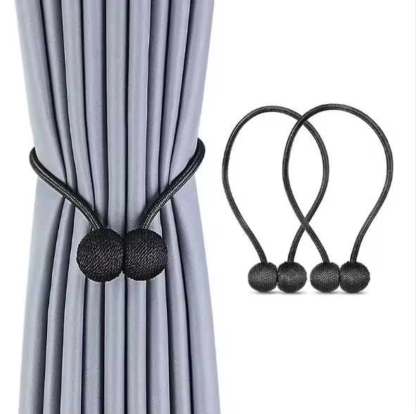 Magnetic Curtain Buckle, Modern Curtain Holder, Multicolor Decoration, Living Room Accessories -ম্যাগনেটিক কার্টেন বাকল, মডার্ন কার্টেন হোল্ডার, মাল্টিকালার ডেকোরেশন, লিভিং রুমের এক্সেসরিজ - ১ জোড়া 8