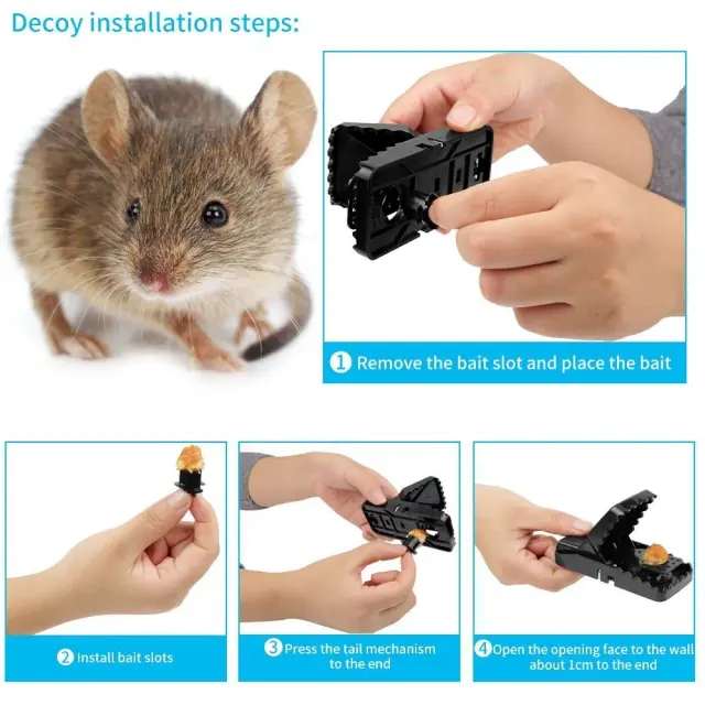 ইঁদুর ধরার ফাঁদ – Large Plastic Mouse Killer Trap | Rat Trap & Mouse Catcher 4