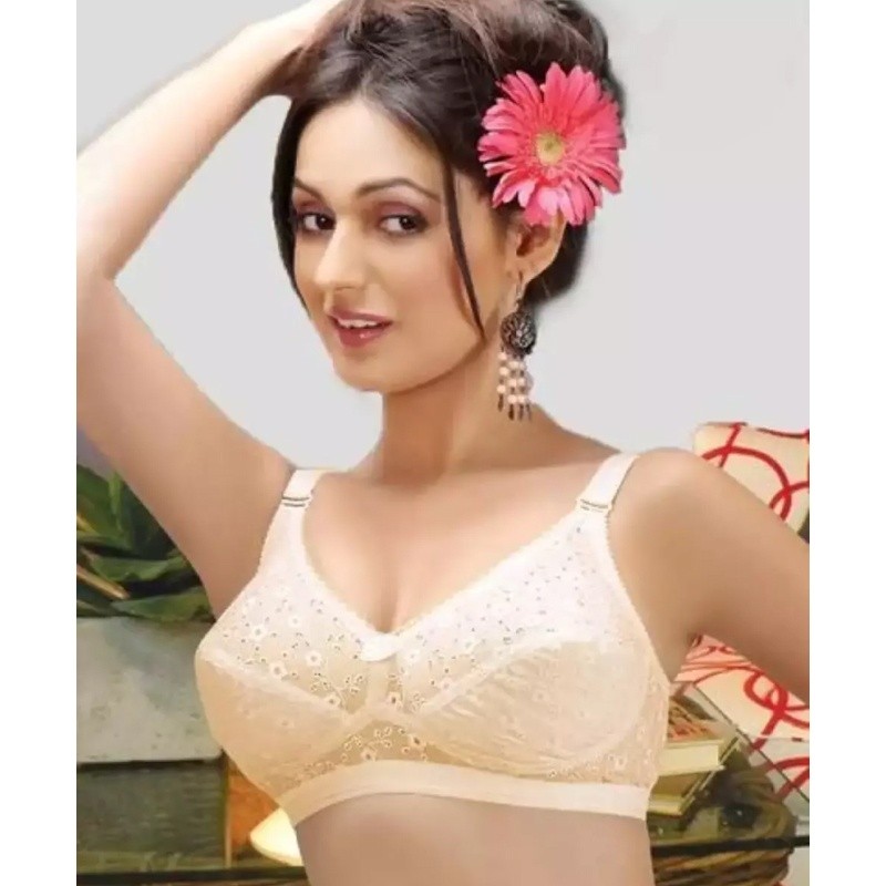 Like-Me Chicken Embroidery Cotton Bra 6