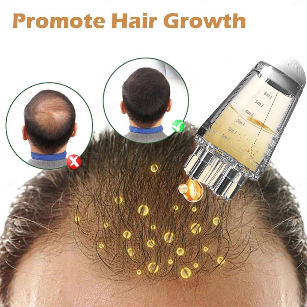 Scalp Applicator Liquid Comb Oil Liquid Guiding Massager Portable Mini Massage Comb Anti Hair Loss Scalp Care Tools,মাথায় তেল দেওয়ার চিরুনি - চুল পড়া কমাতে স্ক্যাল্প ম্যাসাজ টুল 5