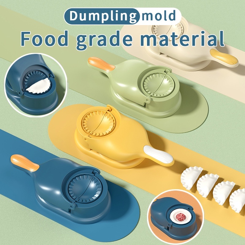 2 in 1 Dumpling Pitha Maker, Manual Dough Presser Dumpling Wrapper Mold Dough Pressing Tool Kitchen Pastry Baking Tools 5