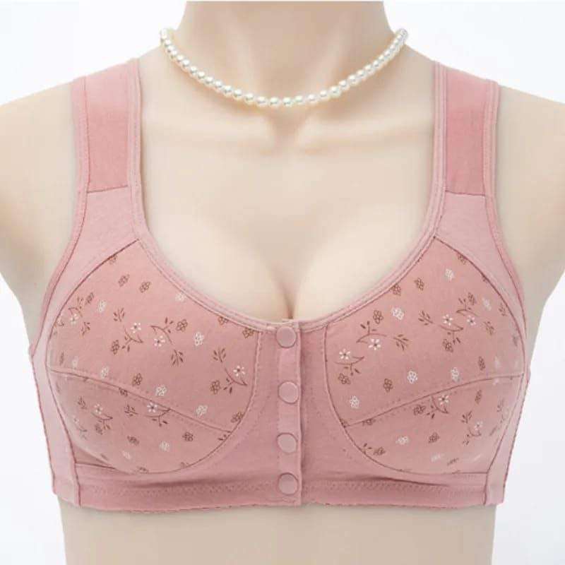 Front Button Bra, Nursing Bra, Front Closure Bra, Women Yoga Sports Bra, Pure Cotton Ultra Soft Bra