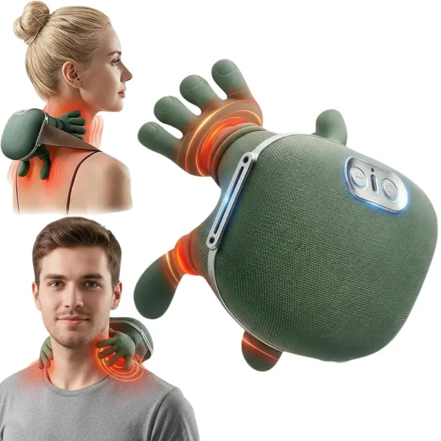 Master Hand Neck & Shoulder Massager – হিট থেরাপি 9