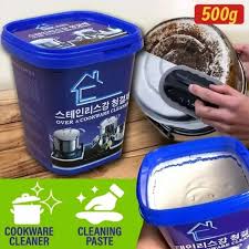 Stainless Steel Cookware Cleaning Paste Kitchen Cleaner Washing Detergent Paste 2