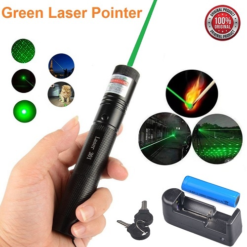 Rechargeable Green Laser Pointer Jd-303 4