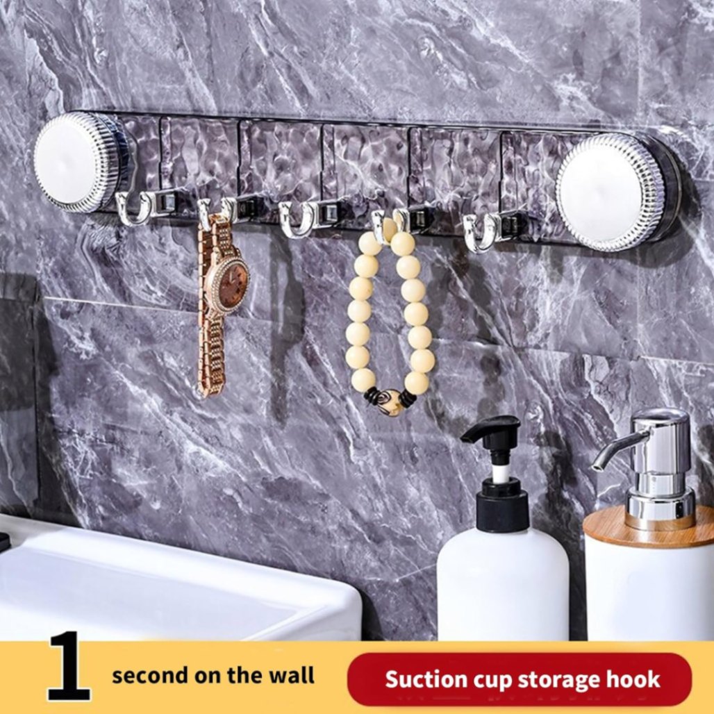 Multipurpose Rotating Suction Cup Hook with Strong Adhesion for Kitchen Supplies and Bathroom Organization 3