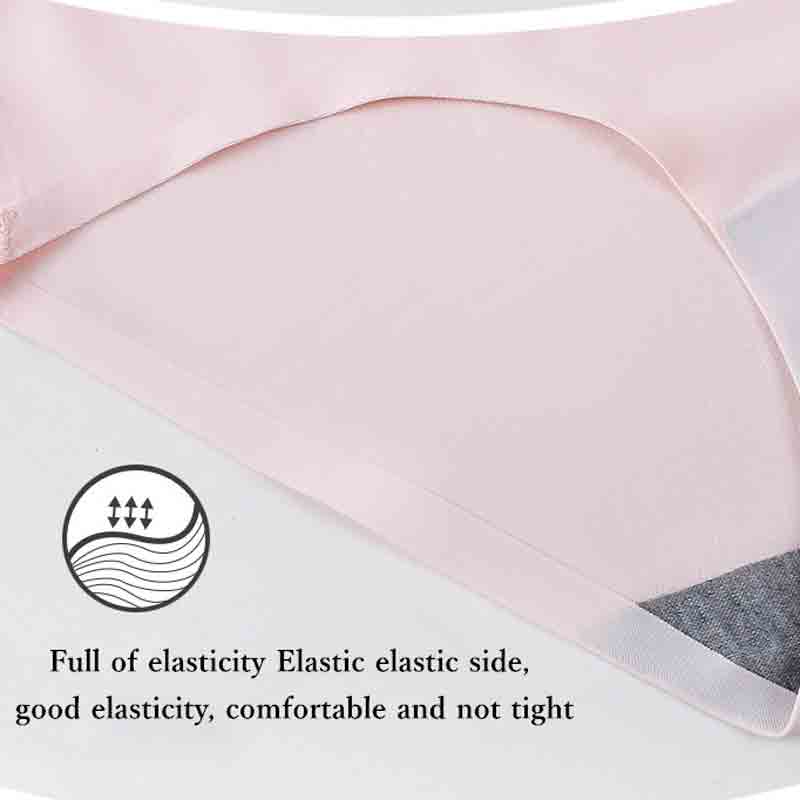 China Made Soft Sexy Seamless Ice Silk Panty for Women 2