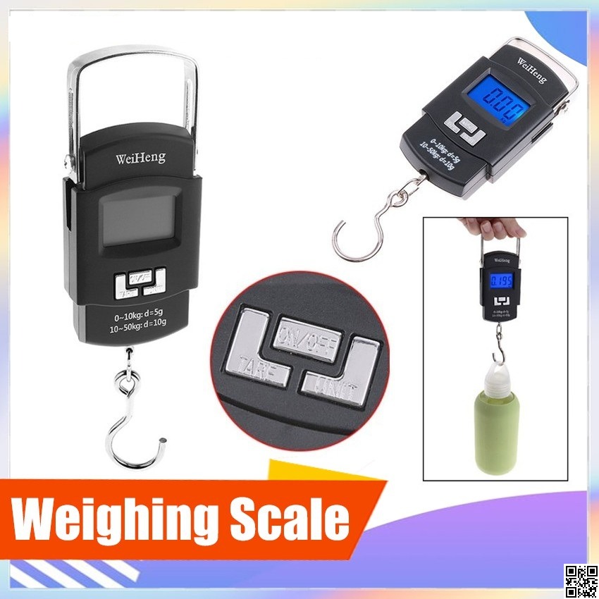 Hanging Weight Scale 50kg, Digital Portable Hanging Electronic Hook Scale 50 kg 3