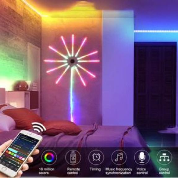 Symphony RGB Firework LED Strip Light Set – মিউজিক সিনক্রোনাইজেশন এবং স্মার্ট অ্যাপ কন্ট্রোল সুবিধা সম্পন্ন 7