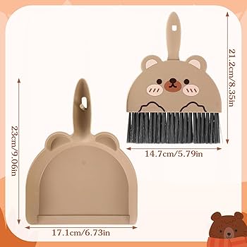 Mini Dustpan and Brush Set, Mini Broom Cleaning Brush with Dustpan, Dust Clean Brush 5