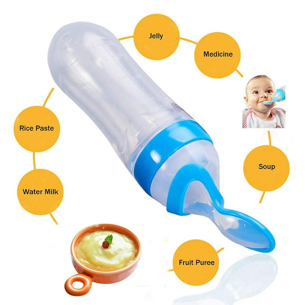 Silicone spoon feeder for baby 1pcs. 3