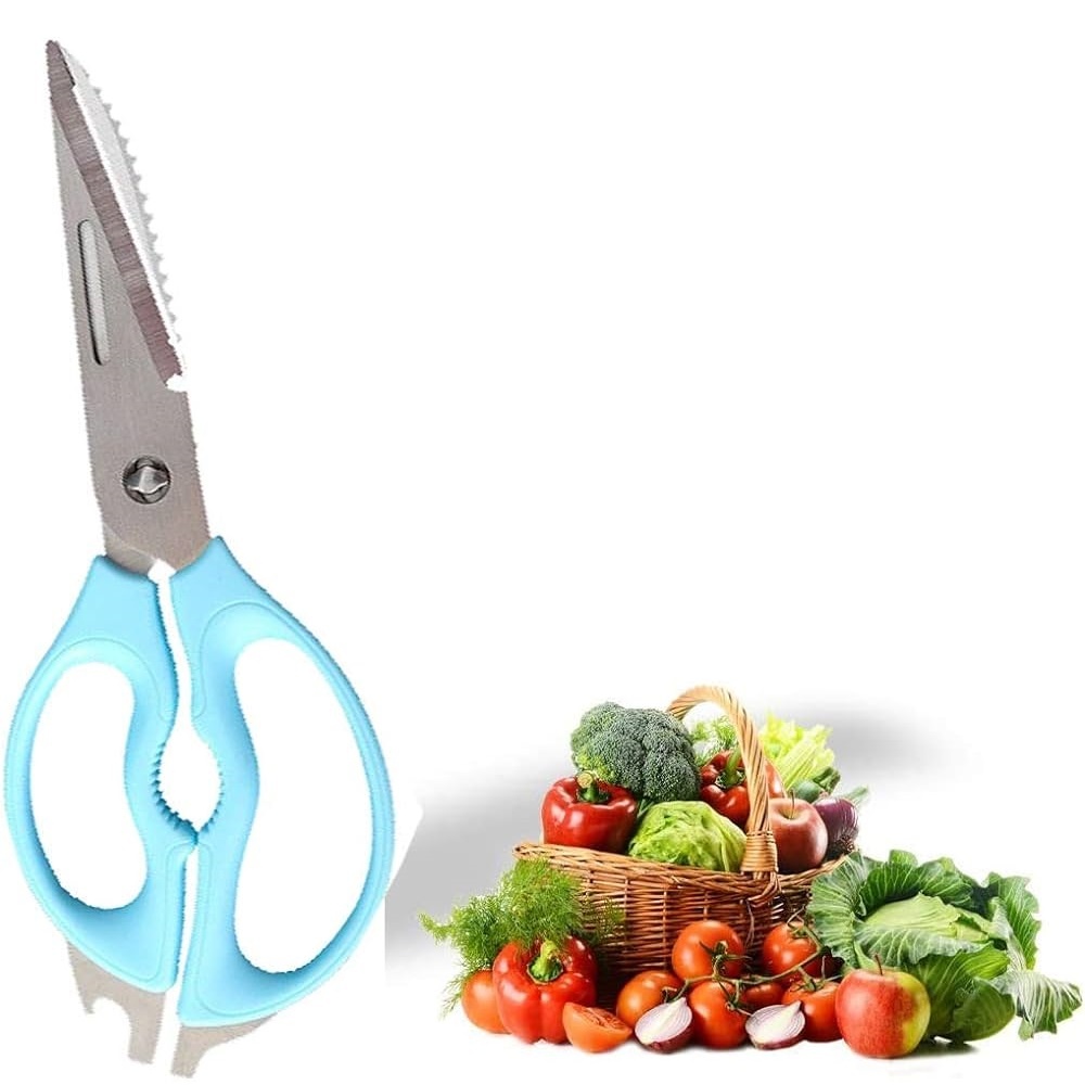 8 In 1 Kitchen Scissors, Multi-Functional kitchen Scissor- ৮ ইন ১ রান্নাঘরের কাঁচি, মাল্টি-ফাংশনাল রান্নাঘরের কাঁচি 3