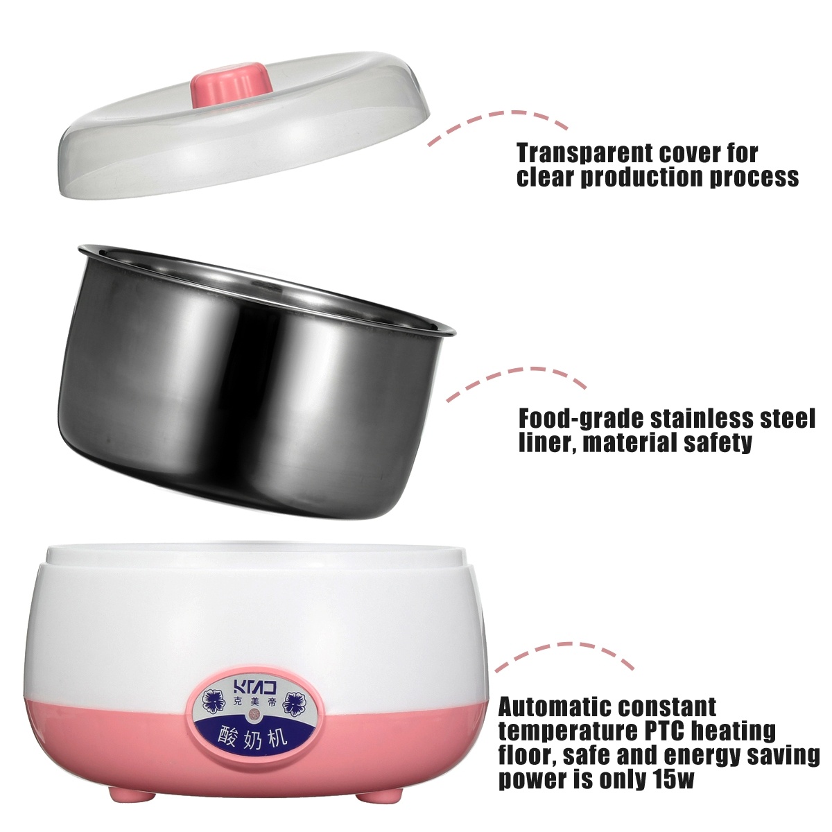 Automatic Electric Doi Maker(1 Litter), Automatic Yogurt Maker 8