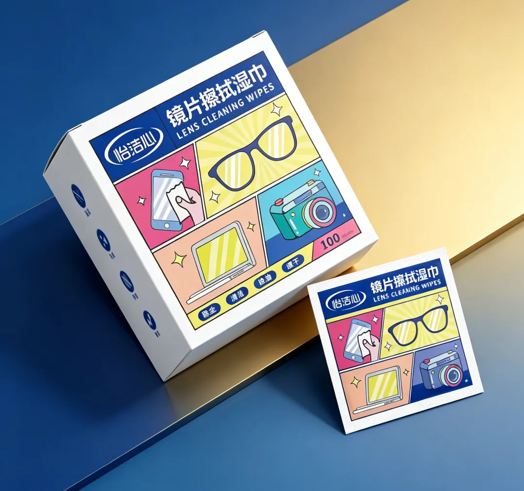 Premium Lens Cleaning Wipes (100 PCS Box) / প্রিমিয়াম লেন্স ক্লিনিং ওয়াইপস (১০০ পিস বক্স) 1