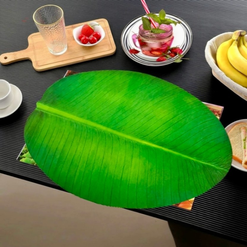 ৬ পিস কলা পাতা ডাইনিং টেবিল ম্যাট / 6 Pcs Banana Leaf Table Mat Set 7