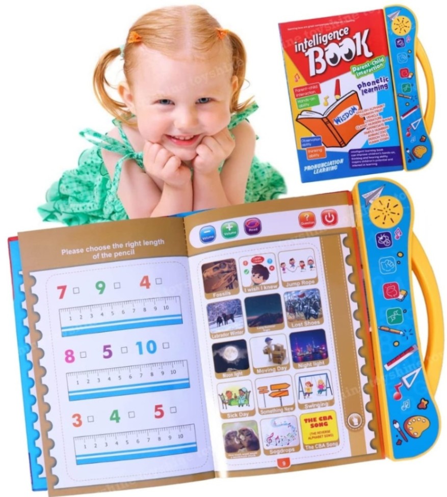 Baby intelligence Book, Zayan Rechargeable Intelligence Book for Kids, Bengali Arabic English Language – Baby Learning