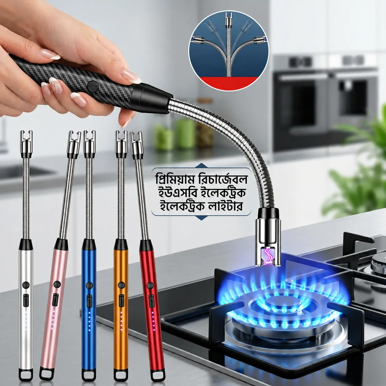 রিচার্জেবল ইউএসবি ইলেকট্রিক লাইটার,Rechargeable USB Electronic Lighter
