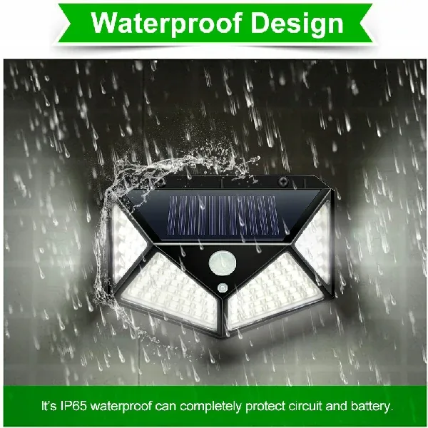100 LED Solar Wall Light | সোলার মোশন সেন্সর লাইট 2
