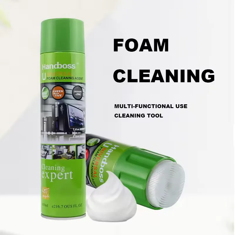 মাল্টিপারপাস ফোম ক্লিনার 650ml – ব্রাশসহ / Multipurpose Foam Cleaner 650ml – Deep Cleaning Spray with Brush