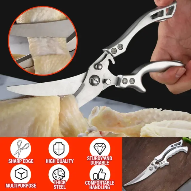 মাংস কাটার কাঁচি | Heavy Duty Poultry & Meat Cutting Shears 10