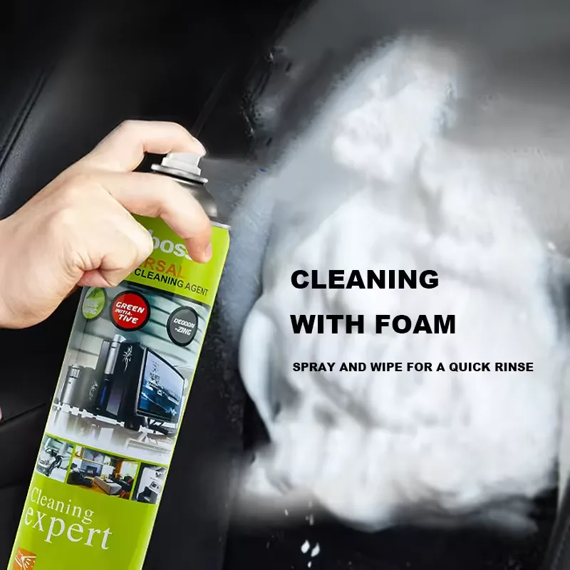 মাল্টিপারপাস ফোম ক্লিনার 650ml – ব্রাশসহ / Multipurpose Foam Cleaner 650ml – Deep Cleaning Spray with Brush 2
