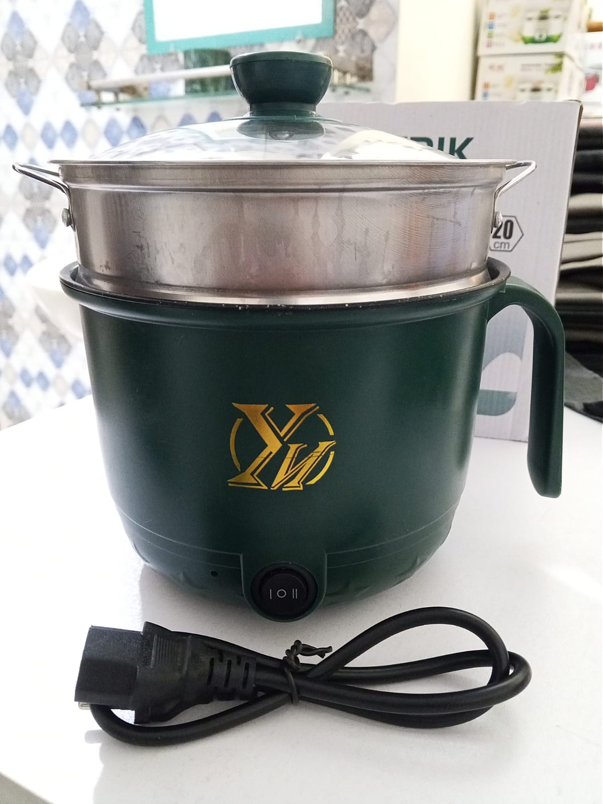 Multifunctional Non-Stick Mini Rice Cooker & Electric Frying Pan - Versatile Household Electric Cooker for Easy Cooking No Ratings,২-ইন-১ মাল্টি-ফাংশনাল ইলেকট্রিক কুকার এবং স্টিমার 3