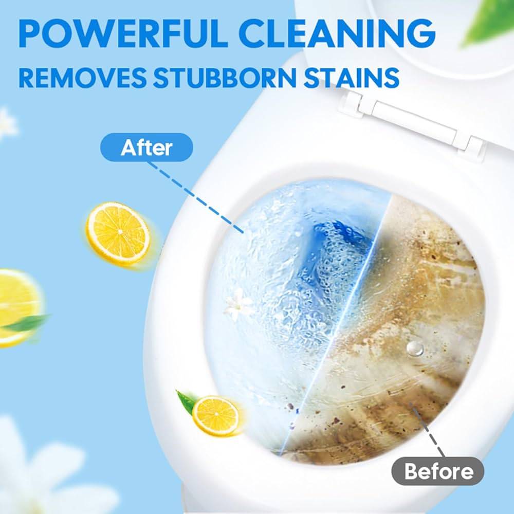 অটোমেটিক ফ্লাশ টয়লেট ক্লিনার ট্যাবলেট + ১০ পিস ট্যাবলেট বাথরুম টয়লেট ট্যাঙ্ক ক্লিনার /Automatic Toilet Tank Cleaner (10-Pcs) 3