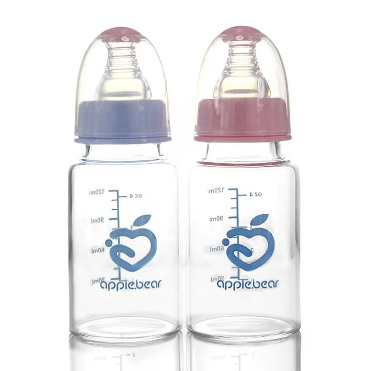 Apple Bear (120ml) Baby Feeding bottle, Baby Feeder, Baby Mumpot 7